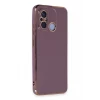Newface Xiaomi Redmi 12C Kılıf Volet Silikon - Mor