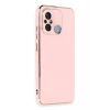 Newface Xiaomi Redmi 12C Kılıf Volet Silikon - Pembe