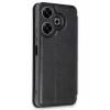 Newface Xiaomi Redmi 13 4G Kılıf Flip Cover - Siyah