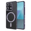 Newface Xiaomi Redmi 13C Joke Simli Magneticsafe Kılıf - Derin Mor