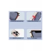 Newface Xiaomi Redmi 13C Kılıf Volet Silikon - Beyaz