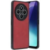 Newface Xiaomi Redmi 14C Kılıf Aras Deri Kapak - Kırmızı