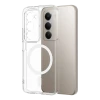 Newface Xiaomi Redmi 15 4G Combo Sert Şeffaf Magsafe Kapak - Şeffaf