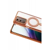 Newface Xiaomi Redmi 15 4G Joke Simli Magneticsafe Kılıf - Turuncu