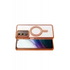 Newface Xiaomi Redmi 15 4G Joke Simli Magneticsafe Kılıf - Turuncu