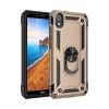 Newface Xiaomi Redmi 7A Kılıf Sofya Yüzüklü Silikon Kapak - Gold