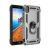 Newface Xiaomi Redmi 7A Kılıf Sofya Yüzüklü Silikon Kapak - Gümüş