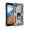 Newface Xiaomi Redmi 7A Kılıf Sofya Yüzüklü Silikon Kapak - Gümüş