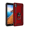 Newface Xiaomi Redmi 7A Kılıf Sofya Yüzüklü Silikon Kapak - Kırmızı