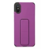 Newface Xiaomi Redmi 9A Kılıf Mega Standlı Silikon - Mor