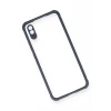 Newface Xiaomi Redmi 9A Kılıf Miami Şeffaf Silikon - Gri
