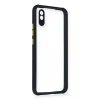 Newface Xiaomi Redmi 9A Kılıf Miami Şeffaf Silikon - Lacivert
