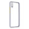 Newface Xiaomi Redmi 9A Kılıf Miami Şeffaf Silikon - Lila