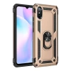 Newface Xiaomi Redmi 9A Kılıf Sofya Yüzüklü Silikon Kapak - Gold
