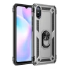 Newface Xiaomi Redmi 9A Kılıf Sofya Yüzüklü Silikon Kapak - Gümüş