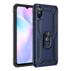 Newface Xiaomi Redmi 9A Kılıf Sofya Yüzüklü Silikon Kapak - Lacivert