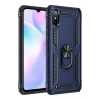 Newface Xiaomi Redmi 9A Kılıf Sofya Yüzüklü Silikon Kapak - Lacivert