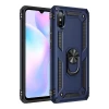 Newface Xiaomi Redmi 9A Kılıf Sofya Yüzüklü Silikon Kapak - Lacivert
