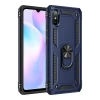 Newface Xiaomi Redmi 9A Kılıf Sofya Yüzüklü Silikon Kapak - Lacivert