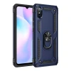 Newface Xiaomi Redmi 9A Kılıf Sofya Yüzüklü Silikon Kapak - Lacivert
