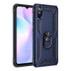 Newface Xiaomi Redmi 9A Kılıf Sofya Yüzüklü Silikon Kapak - Lacivert