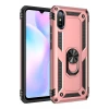 Newface Xiaomi Redmi 9A Kılıf Sofya Yüzüklü Silikon Kapak - Rose