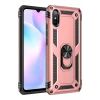 Newface Xiaomi Redmi 9A Kılıf Sofya Yüzüklü Silikon Kapak - Rose