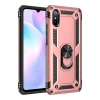 Newface Xiaomi Redmi 9A Kılıf Sofya Yüzüklü Silikon Kapak - Rose