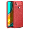 Newface Xiaomi Redmi 9C Kılıf Auto Focus Kapak - Kırmızı