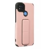 Newface Xiaomi Redmi 9C Kılıf Mega Standlı Silikon - Pudra