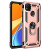 Newface Xiaomi Redmi 9C Kılıf Sofya Yüzüklü Silikon Kapak - Rose