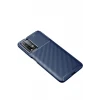 Newface Xiaomi Redmi 9T Kılıf Auto Focus Karbon Kapak - Lacivert