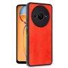 Newface Xiaomi Redmi A3 4G Kılıf Aras Deri Kapak - Kırmızı