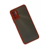 Newface Xiaomi Redmi Note 10 5G Kılıf Montreal Silikon Kapak - Kırmızı