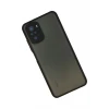 Newface Xiaomi Redmi Note 10 Kılıf Montreal Silikon Kapak - Siyah