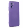 Newface Xiaomi Redmi Note 10 Kılıf Nano içi Kadife Silikon - Mor