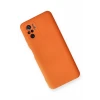 Newface Xiaomi Redmi Note 10 Kılıf Nano içi Kadife Silikon - Turuncu