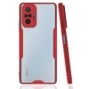 Newface Xiaomi Redmi Note 10 Pro Kılıf Platin Silikon - Kırmızı