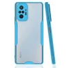 Newface Xiaomi Redmi Note 10 Pro Kılıf Platin Silikon - Mavi