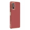 Newface Xiaomi Redmi Note 10 Pro Kılıf Volet Silikon - Kırmızı