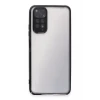 Newface Xiaomi Redmi Note 11 Kılıf Razer Lensli Silikon - Siyah