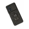 Newface Xiaomi Redmi Note 11T Kılıf Pars Lens Yüzüklü Silikon - Siyah
