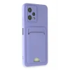 Newface Xiaomi Redmi Note 12 4G Kılıf Kelvin Kartvizitli Silikon - Lila