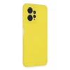 Newface Xiaomi Redmi Note 12 4G Kılıf Nano içi Kadife Silikon - Sarı