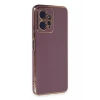 Newface Xiaomi Redmi Note 12 4G Kılıf Volet Silikon - Mor