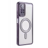 Newface Xiaomi Redmi Note 12 Pro 4G Joke Simli Magneticsafe Kılıf - Derin Mor