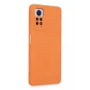 Newface Xiaomi Redmi Note 12 Pro 4G Kılıf Nano içi Kadife Silikon - Turuncu