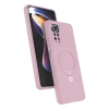 Newface Xiaomi Redmi Note 12 Pro 4G Regal Magsafe Standlı Kapak - Açık Pembe