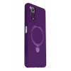 Newface Xiaomi Redmi Note 12 Pro 4G Regal Magsafe Standlı Kapak - Derin Mor