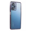Newface Xiaomi Redmi Note 12 Pro 5G Kılıf Razer Lensli Silikon - Mor
